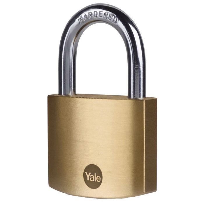 Yale 50mm Brass Padlock