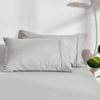Dreamaker Linen Cotton Standard Pillowcase Twin Pack Dove Grey