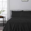 LINENOVA 2000TC Bamboo Blend Sheet Set-Black Single