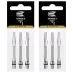 2x 3pc Target Titanium Pro Shaft Dart Accessory Intermediate