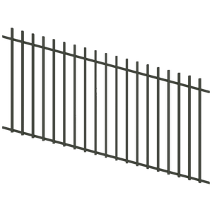 ProtectorAl 1201 - 2400 x 1200mm Woodland Grey Raked 16-30º Batten Pool Fence Panel