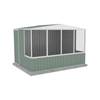 Absco Sheds 3.0 x 2.22 x 2.06m Pale Eucalypt Full Door Gable Roof Chicken Coop