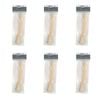 6PK Topchef Mini Wooden Rolling Pin Kitchen Baking Utensil 20cm Natural