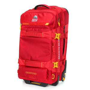 Granite Gear Water-Resistant Wheeled Duffle With Backpack Strap G2026 Red