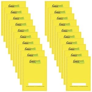 20x Gusspak 120 Page A4 Spiral Bound Notebook Side Opening Exercise Paper Book