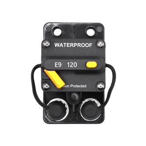 Exotronic 120a Surface Mount Waterproof Dc Circuit Breaker - Side By Side
