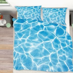 3D Water Pattern 251 Bed Pillowcases Quilt King Single Size