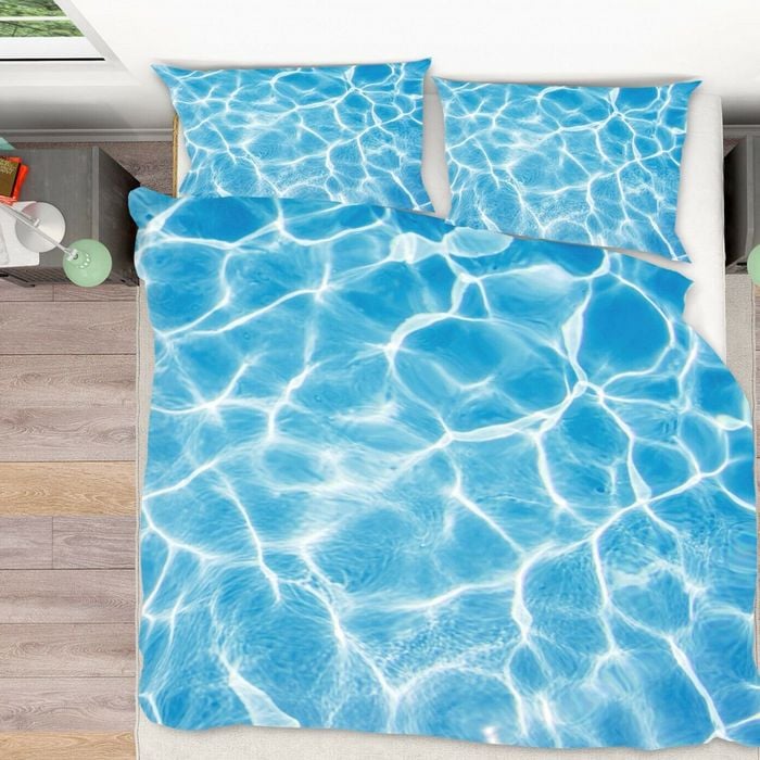 3D Water Pattern 251 Bed Pillowcases Quilt King Single Size