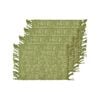 4pk J.elliot Home Rowan 33x48cm Jute Placemat - Bayleaf