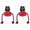 2PK Paws & Claws Footy Oxford Rope Tugger 75X25X20cm