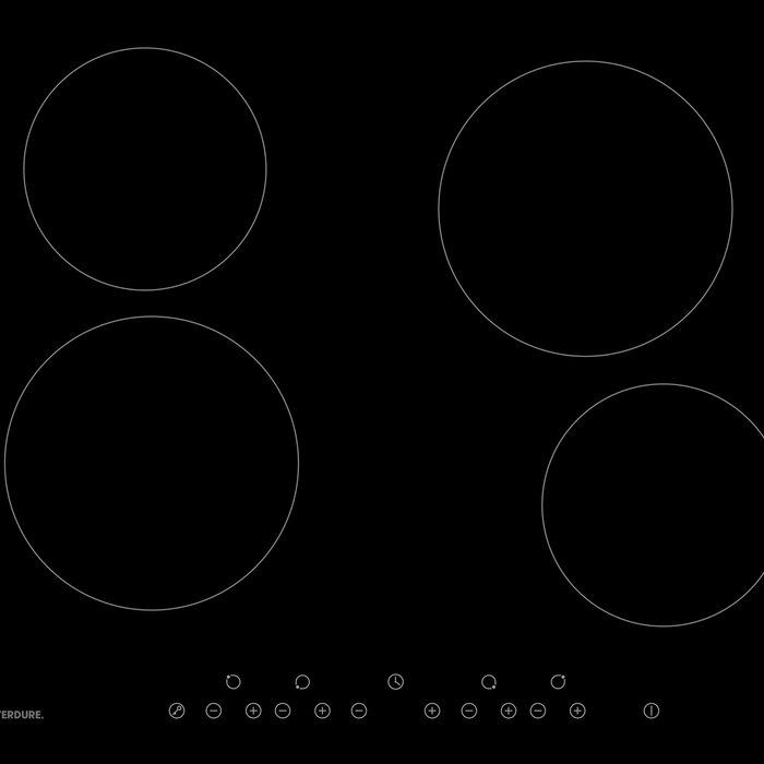 Everdure 60cm Touch Ceramic Hob CBEE654T - Ceramic 