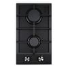 Mistral 30cm Matte Glass Dual Burner Gas Cooktop