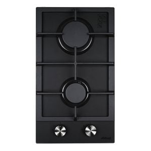 Mistral 30cm Matte Glass Dual Burner Gas Cooktop