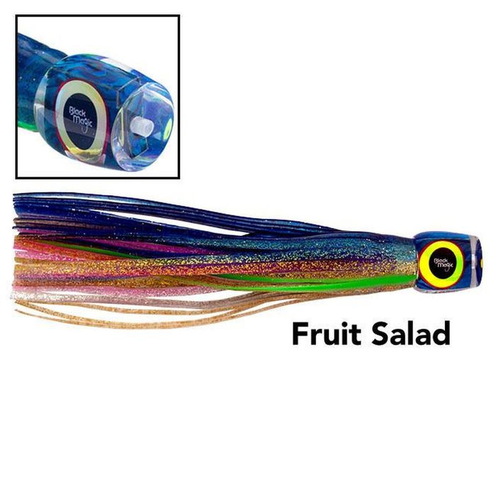 Black Magic Maggot XT 200mm Rigged Trolling Fishing Lure Fruit Salad