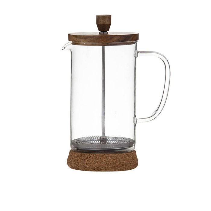 Leaf & Bean Naples Coffee Press w/ Acacia Lid & Cork Base 900ml