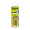 Zenith 12G x 60mm Solid Brass Countersunk Head Wood Screws - 4 Pack