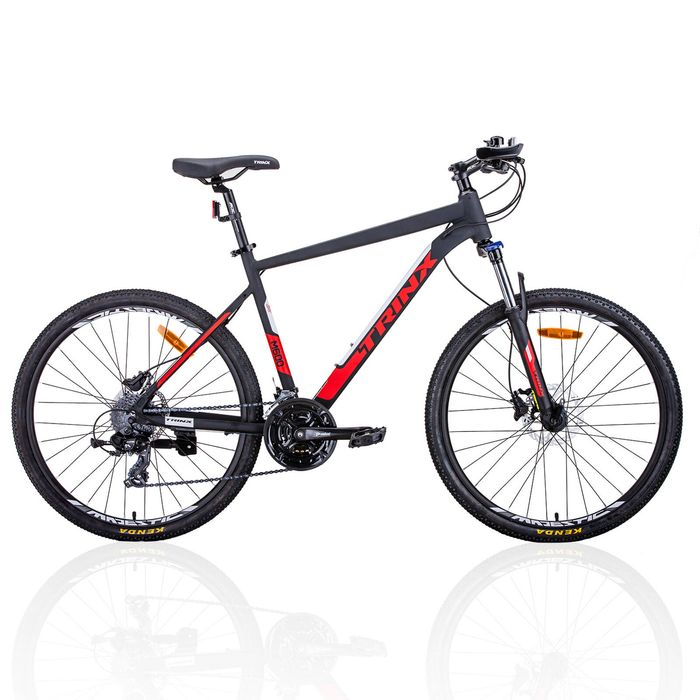 Trinx M600 Mountain Bike 24 Speed MTB Bicycle Matt Black/Red 19inch
