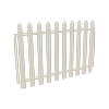 ProtectorAl 0800 - 1500 x 1000mm Surfmist Aluminium Garden Gate Bishop