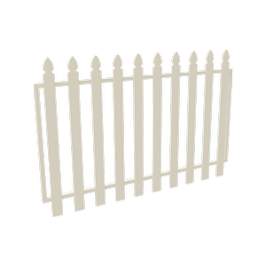 ProtectorAl 0800 - 1500 x 1000mm Surfmist Aluminium Garden Gate Bishop