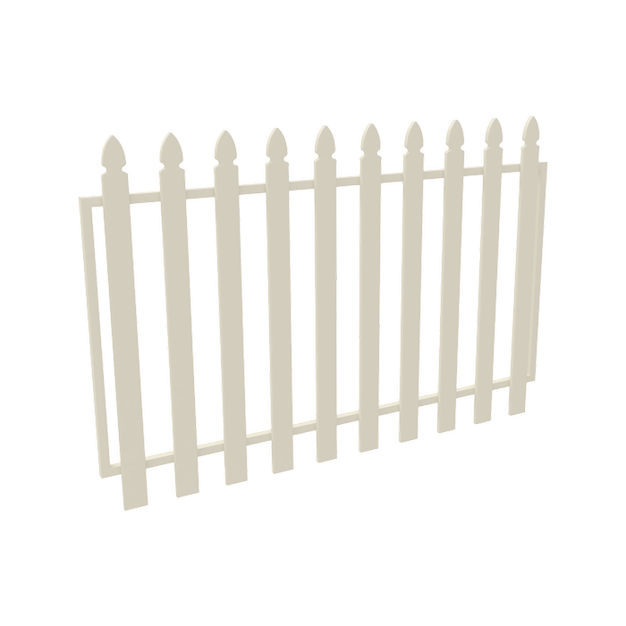 ProtectorAl 0800 - 1500 x 1000mm Surfmist Aluminium Garden Gate Bishop