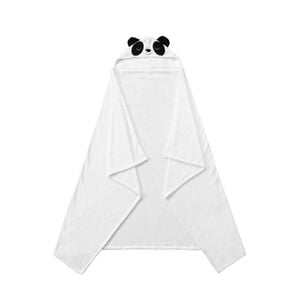 Happy Kids Panda Hooded Blanket 130 x 180 cm