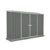 Absco Sheds 3.0 x 0.78 x 1.95m Woodland Grey Double Door Space Saver Garden Shed