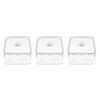 3PK Boxsweden Crystal 5.1L/33.5cm Green Saver Fresh Storer Container - Clear