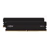Crucial Pro 32gb (1x32gb) Ddr5 Udimm 5600mhz Cl46 Black Heat Spreader Support Intel Xmp Amd Ryzen For Desktop Pc Gaming Memory