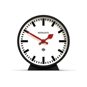 Newgate Railway Mantel Clock Cave Black