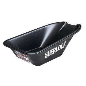 Sherlock 72L Black Polypropylene Replacement Wheelbarrow Tray