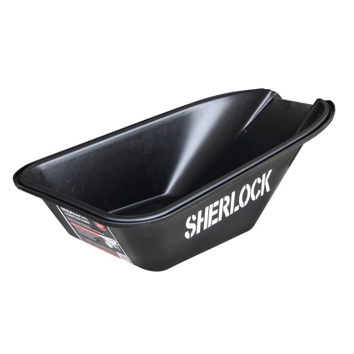Sherlock 72L Black Polypropylene Replacement Wheelbarrow Tray