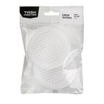 Taskmaster 53mm White Plastic Cabinet Ventilator- 2 Pack