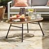 Mimosa Wicker Butterfly Natural Coffee Table 