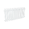 ProtectorAl 1001 - 1999 x 1000mm Pearl White Aluminium Bishop Garden Fence Panel