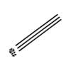 Wiremold CordMate II 12ft Black Cord Cover Kit