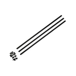 Wiremold CordMate II 12ft Black Cord Cover Kit