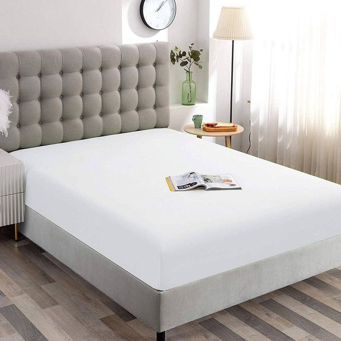 2000TC Ultra Soft Super King Fitted Sheet Set- White