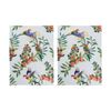 2x Maxwell & Williams Eloise Short Native Grace Eastern Rosella Tea Towel 70cm