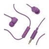 Coloud Colors Purple Headphones Earbuds Stereo Headset with Mic & Remote C19M
