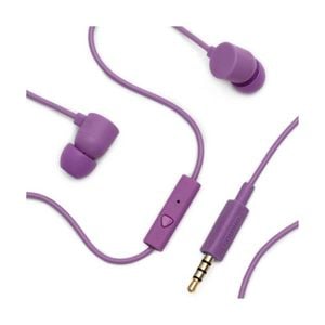 Coloud Colors Purple Headphones Earbuds Stereo Headset with Mic & Remote C19M