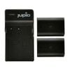 Jupio 2x Battery 1860mAh & USB Single Charger Kit For Panasonic DMW-BLF19E