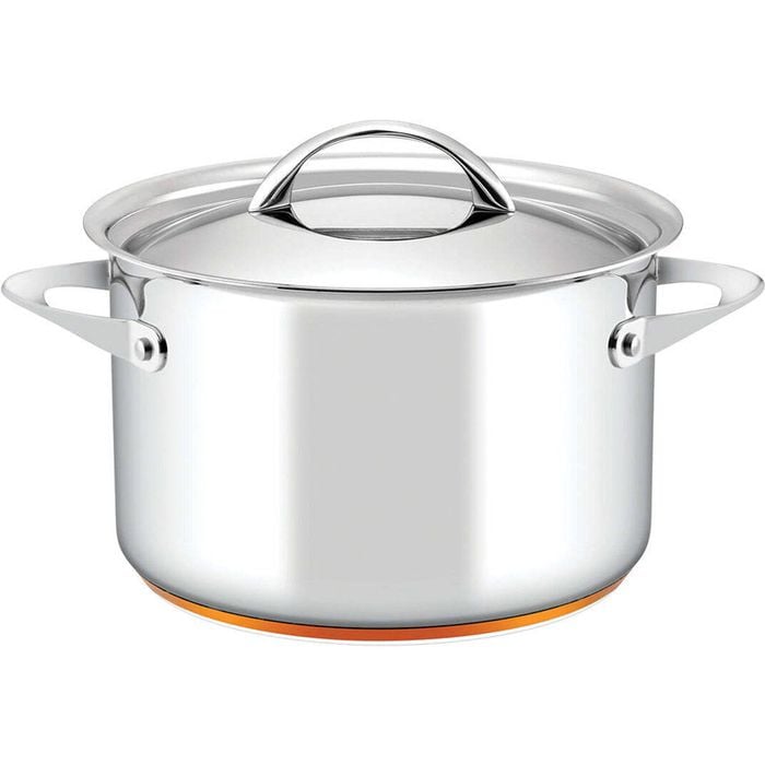 Essteele Per Vita Stainless Steel 24cm/7.1L Stock Pot Round Cookware Silver