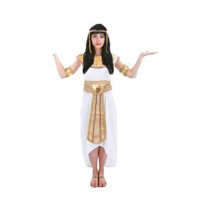 More Than Party Adult White and Gold Egyptian Queen Costume M/L