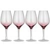 Ladelle Prism Set of 4 Wine Glasses - Plum