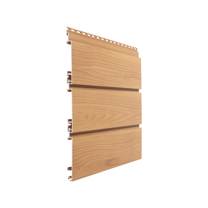 DECO 135 x 15mm 6.5m Coastal Spotted Gum DecoClad Aluminium Narrowline Cladding