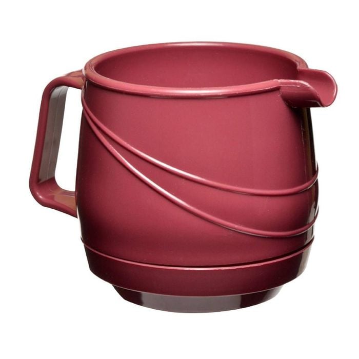 Kh Moderne Insulated Beverage Pourer Burgundy 250ml 24 Pack Polypropylene Polyurethane Liquid Server