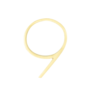 Sandleford 120mm Brass Toorak Number 9