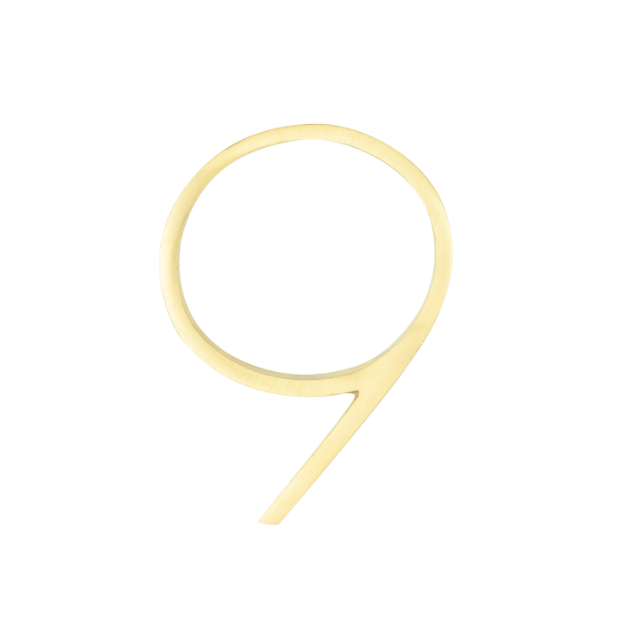 Sandleford 120mm Brass Toorak Number 9