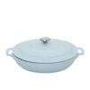 Chasseur Round Casserole w/ Lid 30cm - 2.5L Duck Egg Blue