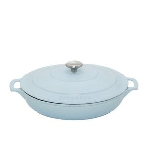 Chasseur Round Casserole w/ Lid 30cm - 2.5L Duck Egg Blue